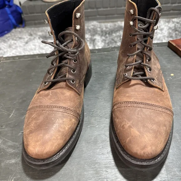 Thursday Boot Company Men's Captain Arizona Adobe Lace-Up Boots Size 10.5 - Picture 2 of 10